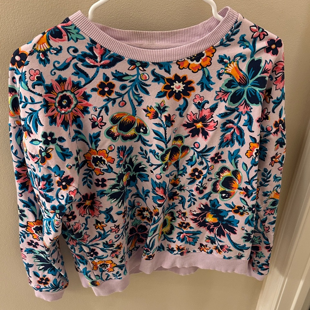 Vera Bradley Floral Crew Neck Sweater - Multicolor